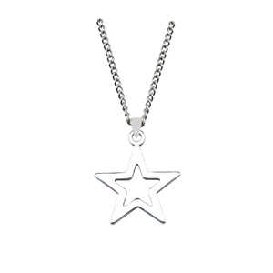 Collana con ciondolo stella moda stile coreano gioielli da donna estetici Punk gioielli gotici Y2K Grunge Rock accessori - Product Image 1