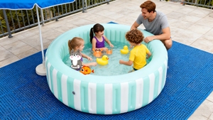 INTEX 56182 COASTAL LUXE POOL <span class=keywords><strong>Verano</strong></span> al aire libre portátil PVC Niños inflable redondo sobre el suelo <span class=keywords><strong>Piscina</strong></span> Play Pool - Product Image 4