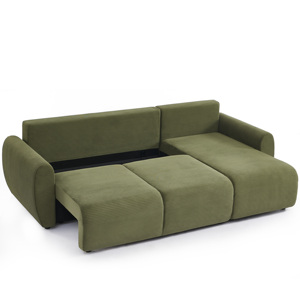 Fabricant de canapé <span class=keywords><strong>convertible</strong></span> réversible avec rangement Mobilier de salon Canapé-lit <span class=keywords><strong>convertible</strong></span> de luxe moderne en forme de L coulissant - Product Image 1