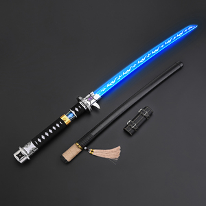 <span class=keywords><strong>Sabre</strong></span> <span class=keywords><strong>laser</strong></span> TXQSABER Dark Katana SNV4 Pixel Pro Cosplay LED avec effets de lame dynamiques, multiples sons, épée lumineuse jouet pour Noël - Product Image 1