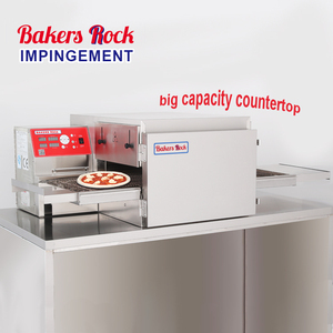 <span class=keywords><strong>Four</strong></span> à pizza électrique automatique Bakers Rock, <span class=keywords><strong>four</strong></span> à convoyeur à pizza continu, haute efficacité, acier inoxydable, écran LED - Product Image 1