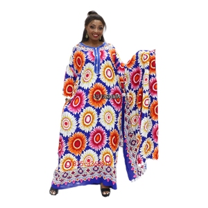 Vestido caftán marroquí Dashiki, caftán de algodón para playa, gran oferta - Product Image 4