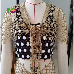 Ecowalson - Elegantes Chales de Noche para Mujer, Chales de Malla Calada para Novia, Damas de Honor, Boleros de Boda, Decoración, Chal de <span class=keywords><strong>Fiesta</strong></span> para Mujer - Product Image 4