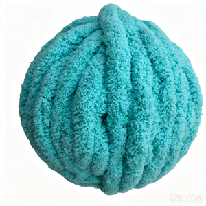 Wholesale 7 Jumbo Chenille <b>Yarn</b> Super Fluffy and Soft Bluky Chenille <b>Yarn</b> 2cm for Knitting Blanket - Product Image 1