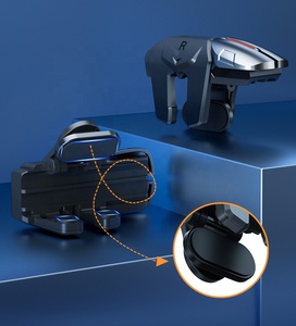 Controlador de juegos móvil PUGB de cuatro dedos Disparador de juegos L1 R1 Shooter Free Fire SmartPhone Joystick - Product Image 3
