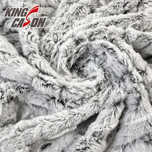 KINGCASON Nouveaux arrivages Pantoufles croisées en fourrure de lapin en tissu pelucheux confortable doux et durable gris imprimé brosse - Product Image 6