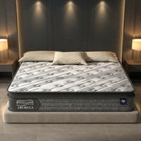 Matelas orthopédique à ressorts ensachés 7 zones, 10/12 pouces, matelas hybride de qualité hôtelière 5 étoiles, livré en boîte, Colchones Matratze