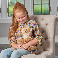 Peluche Ligne Lynx de 12 pouces de haute qualité, adorable animal en peluche réaliste avec rembourrage en coton PP, cadeaux câlins pour enfants