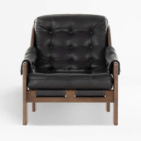 Mobilier moderne américain pour la maison Mobilier pour le salon Canapé souple Canapé en tissu haut de gamme Loisirs haut de gamme Fauteuil en cuir