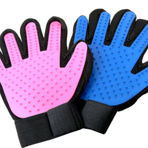 Gants de bain en caoutchouc pour animaux de compagnie 25*18CM pour le toilettage et le nettoyage des petits animaux - Product Image 3