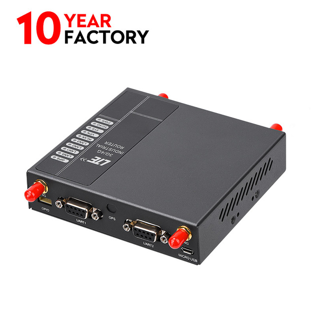 White Label Unlocked Advertising 4 LAN WAN Port Ac 24v Car Wifi 4g Lte Router for Cctv Camera Buses