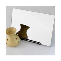 Miroir décoratif moderne sans cadre en verre de 5,0 mm d'épaisseur, bord poli, respectueux de l'environnement