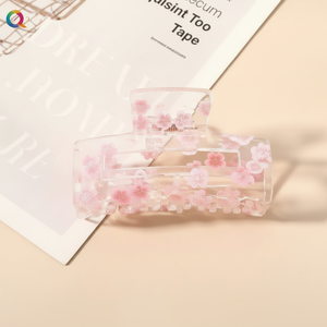 Trending di moda stile coreano fatto a mano ragazze clip per capelli a forma di anatra stella tessuto acrilico vendita calda all'ingrosso per la decorazione dei capelli - Product Image 1