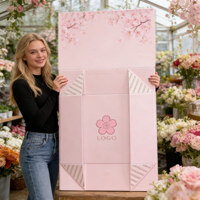 Boîtes de présentation pliantes surdimensionnées personnalisées ISO9001 avec impression UV, fermeture magnétique, boîtes cadeaux haut de gamme pour événements, commande minimum 100
