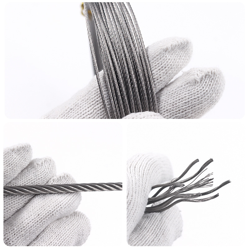 Corde Fil Acier Inoxydable 304 Souple Dia 0.3mm Longueur 4000 Inches - Bricolage Et Industrie