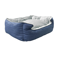 Lit pour chien et chat de qualité supérieure, personnalisé, avec coussin amovible, canapé confortable pour animaux de compagnie, matériau en nylon confortable, lavable à la main, en stock