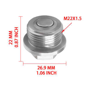 Tapón Magnético <span class=keywords><strong>de</strong></span> Drenaje <span class=keywords><strong>de</strong></span> <span class=keywords><strong>Aceite</strong></span> M22x1.5 al por Mayor, Tornillo <span class=keywords><strong>de</strong></span> Succión <span class=keywords><strong>de</strong></span> Acero Inoxidable <span class=keywords><strong>de</strong></span> Alta Resistencia, Accesorios para Bandeja <span class=keywords><strong>de</strong></span> <span class=keywords><strong>Aceite</strong></span> <span class=keywords><strong>de</strong></span> Automóviles y Motocicletas - Product Image 2