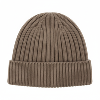 Chapeau en cachemire pur de haute qualité, toucher doux haut de gamme, épais et doux, côtelé, 100g pour l'hiver, chaleur extérieure, usage quotidien