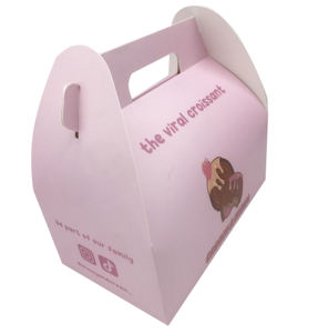 Boîtes cadeaux roses Boîtes en papier pour gâteaux Boîtes à cupcakes faciles à assembler pour boulangerie - Product Image 2