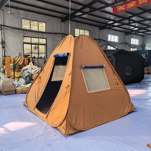 Tente de glamping instantanée du Moyen-Orient, double couche, Oxford 600D, coton TC 210G, coupe-vent, anti-sable, tente automatique arabe pour <span class=keywords><strong>camping</strong></span> - Product Image 1
