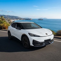 Voiture d'occasion Longue autonomie Pro EV Moteur électrique à couple élevé Intérieur en matériaux mixtes Noir 5 places