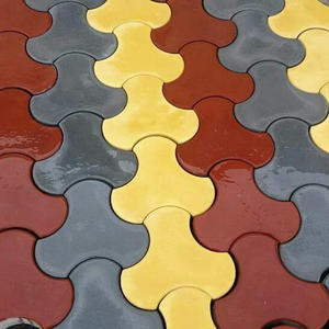 बगीचे के रास्ते के लिए आँगन लॉन घुमावदार सड़क कोबलस्टोन कंक्रीट पेवर ब्लॉक स्टोन मोल्ड - Product Image 4