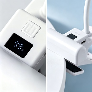 Lampe à ongles rechargeable 27W à clipser, séchoir UV LED de bureau flexible et réglable avec écran LCD - Product Image 2