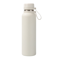 Thermos en acier inoxydable, bouteille isotherme pour eau froide et chaude (12-24 heures), 1000 ml, double paroi, anti-fuite, couvercle hermétique, poignée
