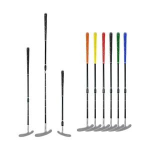 आउटडोर गोल्फ अभ्यास टेलीस्कोपिक पटर धातु सिर प्रशिक्षण सहायता के साथ - Product Image 3