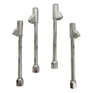 Jauge de gonflage de pneus robuste avec outil à 4 voies et noyaux de valve pour voiture, camion, moto et vélo - Product Image 2