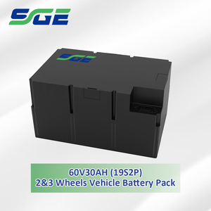 SSGE Waterproof Design 60V 30AH LiFePO4 Vehicle Battery Pack with 1200 Cycle Life Customization Available for <strong>2</strong> &amp; <strong>3</strong> Wheelers - Product Image 1