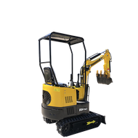 Mini-chargeuse sur chenilles Topone avec moteur diesel, capacité de 1200 kg, pour travaux de construction, avec un moment de charge élevé et une pompe