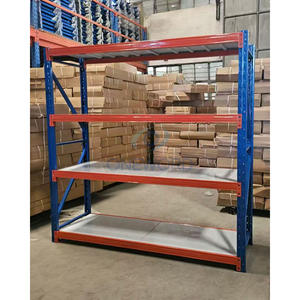 رف تخزين معدني بدون براغي، رفوف فولاذية قابلة للتعديل للاستخدام في المستودعات والمرائب وورش العمل - Product Image 1