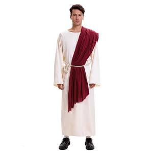 Disfraz de Pastor para Representaciones Teatrales de Halloween, Estilo Árabe Vintage, Túnica de Dubái, Disfraz de Misionero de Oriente Medio - Product Image 5