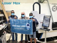 Mesin Pemotong Laser CNC untuk Pemrosesan Plat Logam dan Plat Besar 3050x1530mm Meja Tunggal untuk Bengkel