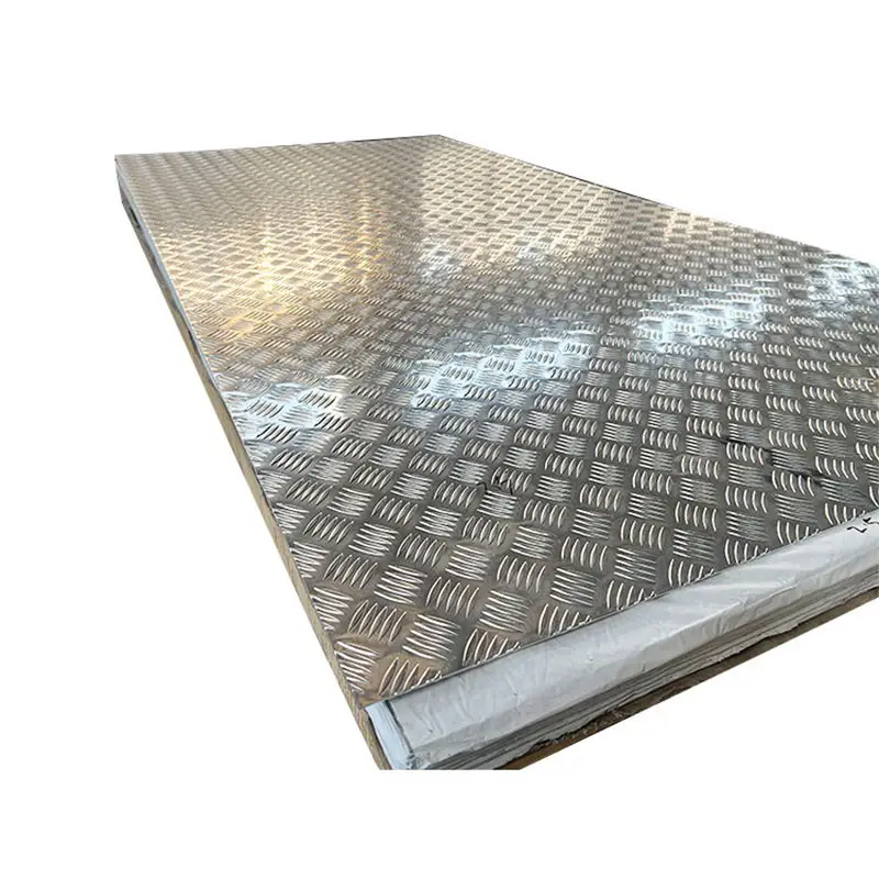 Warmgewalst Gepolijst Aluminium Checker Plaat Gi Gecoat Staal Geruite Plaat Voor Wagenvloer