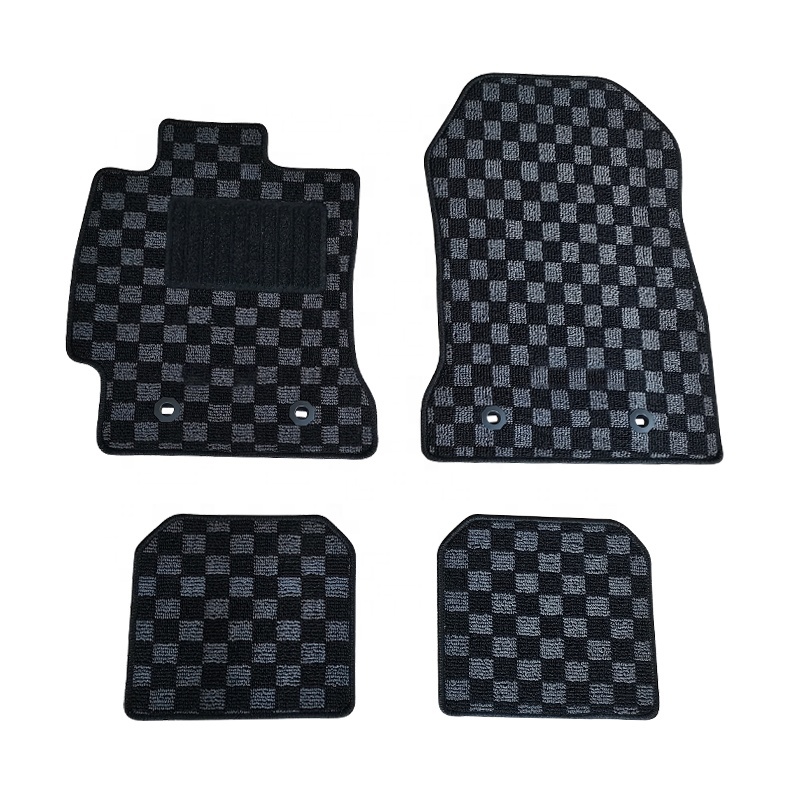 Custom Fit Checker Floor Mats for Toyota GR86/BRZ | 4pcs Non-Skid