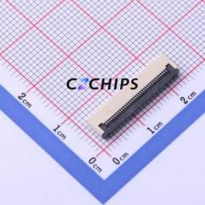 FC05-S36FCT-00 FFC/FPC Connector SMD,P=0.5mm,Horizontal Mount Connector Flip Cover Type Bottom Contact 36P 0.5mm - Product Image 1