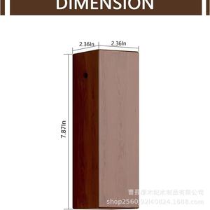 Wooden Dried Flower Vase Rack <b>Wall</b> <b>Mounted</b> Rectangle Solid Wood Display <b>Shelf</b> For Home Decoration - Product Image 4