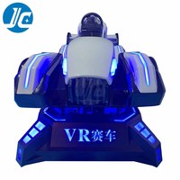 Simulateur de course automobile VR avec cadre en aluminium pour une expérience immersive en intérieur dans les centres commerciaux et les parcs d'aventure