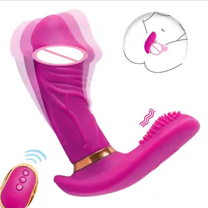 Telecomando senza fili doppio motore clitoride massaggio vaginale masturbazione vibrante femminile punto g dildo mutandine vibratore giocattoli saxy