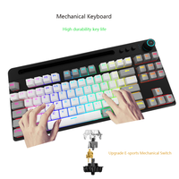Keyboard Keycaps Multimedia Gaming Keyboard Which Have a Special Application That Colors Can Be Controlled