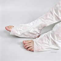 Chaussettes masques pour les pieds, hydratantes, pour pédicure, nail art, utilisation en salon de beauté