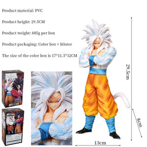 Figura de Acción de PVC de Super Saiyan 5 SS4 SS5 Son Goku, Estatua de 29.5 CM, Gran Venta, Anime Dragon Ball DBZ, Modelo de Colección, Juguete de <span class=keywords><strong>Dibujos</strong></span> <span class=keywords><strong>Animados</strong></span> para Niños - Product Image 3