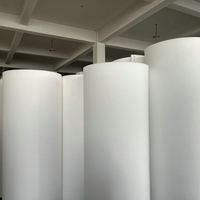 Filter Plafon Tahanan Rendah Gulungan Kapas Topi untuk Paint Booth