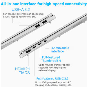 <span class=keywords><strong>Asus</strong></span> <span class=keywords><strong>VivoBook</strong></span> Pro 16 16นิ้ว OLED 2.8K 32G 1TB SSD สำนักงานโลหะน้ำหนักเบา Ultra7แล็ปท็อปประสิทธิภาพสูงสีเงิน356H - Product Image 4