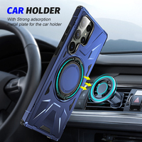 Étui de support magnétique en métal à 360 Rotation de haute qualité pour Samsung Galaxy S23 FE Plus Ultra A54 A24 A25 A14 A34 A15 housse de béquille