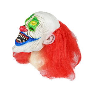 Masques de fête d'Halloween pour hommes, clown maléfique, masques en <span class=keywords><strong>latex</strong></span> d'horreur, accessoires effrayants rouges pour adultes - Product Image 6
