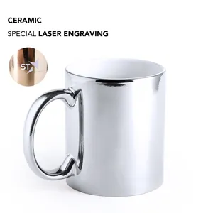 Taza Brillante Dorada y Plateada, Merchandising Personalizado - Product Image 1