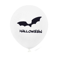 Artículos de Decoración para Fiestas de Halloween al por Mayor, Globos de Látex de Helio de 12 Pulgadas con Impresión Personalizada y Logotipo